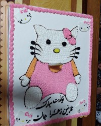 کیک تولد خواهر زاده گلم