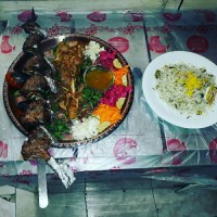 شیشلیگ مخصوص+ماهیچه +باقالی پلو