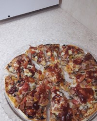 پیتزا ی خونگی من