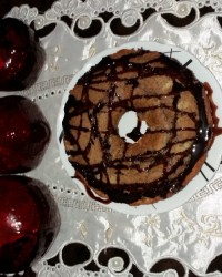 کیک روکش شکلاتی منو پسرام