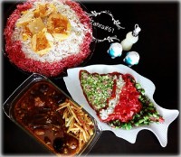 خوراک بامیه تند