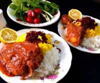 زرشک پلوبامرغ