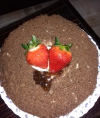 کیک من واسه تولدمامان جونم