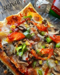 پیتزا با نان باگت