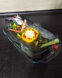 تزیین ماهی واسه یخچال عروسی خودم