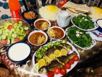 سفره شام برای مهمونای عزیزم