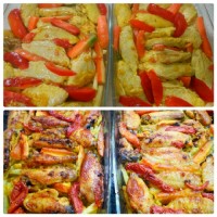 بال مرغ کبابی