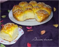 نان سیب گردو و دارچین