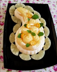 دسر ماست وآناناس