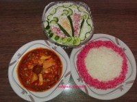 خورش بامیه (بامیه وبایجان)