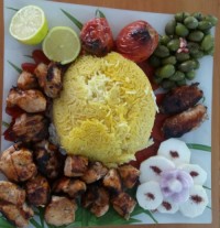 کباب مرغ تند