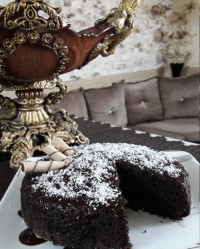 کیک شکلاتی بدون تخم مرغ