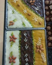 حلوای سه رنگ سفارشی