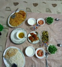 اینم ی ناهار خوشمزه خونه جاری جون جاتون خالی