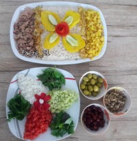 سبزی پلو با تن ماهی