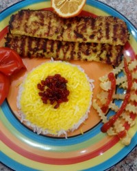 کتلت مرغ کنجدی