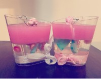 ژله حباب دار اناری