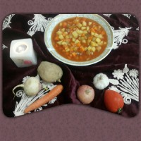 سوپ سیب زمینی به روش چینی