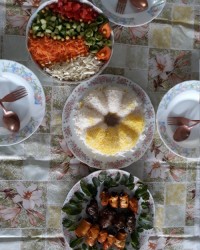 چلو کباب مغزدار