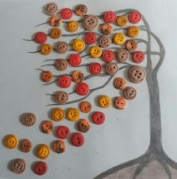 شیرینی دکمه ای