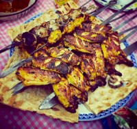 کباب بال وقارچ