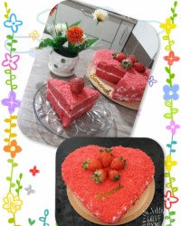 کیک رودولت با کرم پنیری من