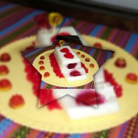 ژله سورپرایز قلبی و پاستیل برای تولد پسرم