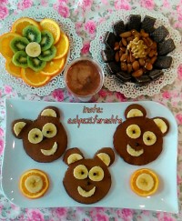 کیک شکلاتی پنکیک