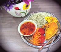 شوید پلو ومرغ مخصوص....