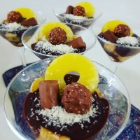 پودینگ ژله شکلاتی