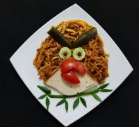 بشقاب کودک من ماکارونی انگریبردز