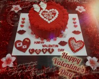 کیک باروکش فوندانت