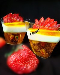 فرنی با ژله