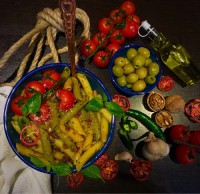 پاستا پستو گوجه