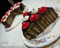 برش خورده ی کیک یخچالی