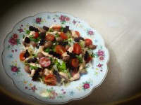 سالاد لوبیا چیتی