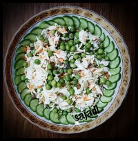 سالادکلم ونخودفرنگی