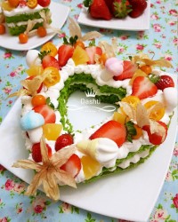 کیک برهنه اسفناج