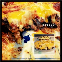 گراتین ژامبون و سیب زمینی