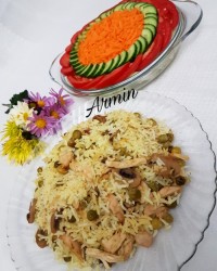 قارچ پلوی مجلسی