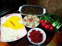 خورش آلو اسفناج