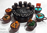 کیک وکاپ کیک برای روزمهندس برای پسرم