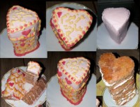 کیک مخملی و ماست