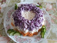 سالاد کلم قالبی