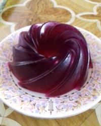 دسر ژلاتینی آلبالو
