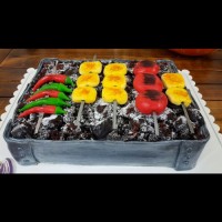 کیک منقل کباب مرغ ومخلفات