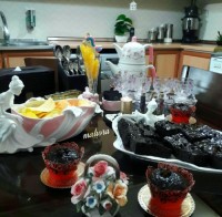 کیک و کاپ کیک خیس شکلاتی