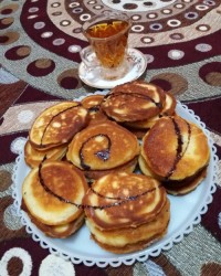 ❤کیک قاشقی زعفرانی❤