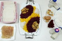 کلم پلو بنفش