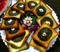 کوکوی سبزی شیک